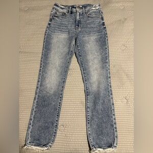 BKE Billie Slim Straight  Women's Jeans - Light Blue Wash Size 28
